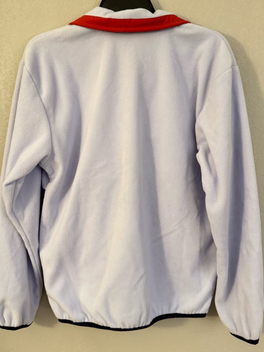 Columbia Light Lavender, Blue & Red Colorblock Fleece Jacket - Picture 2 of 8